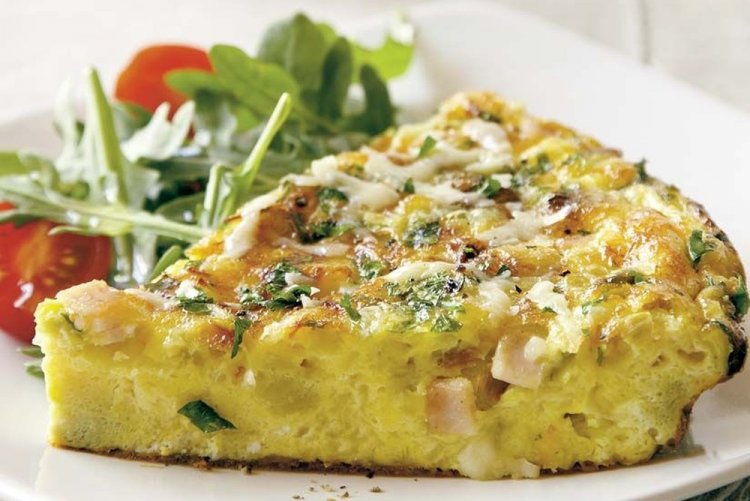 Ham and Cheese Frittata