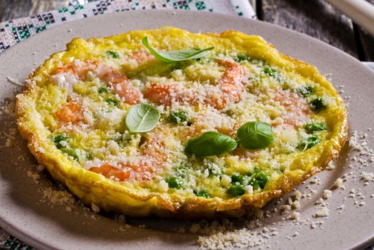 Shrimp Frittata