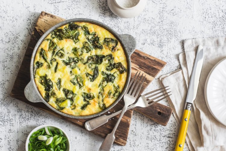 Spinach and Feta Frittata