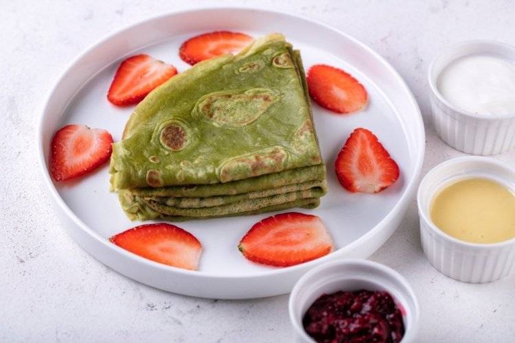 Green Matcha Pancakes