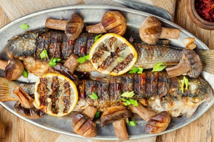 Tench with Lemon on the Grill