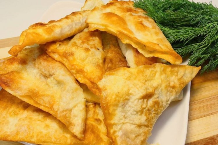 Lavash Chebureki in Batter