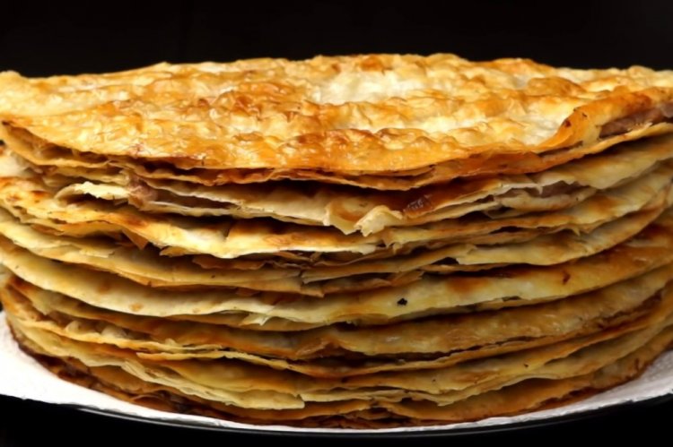 Lavash Chebureki with Stewed Cabbage