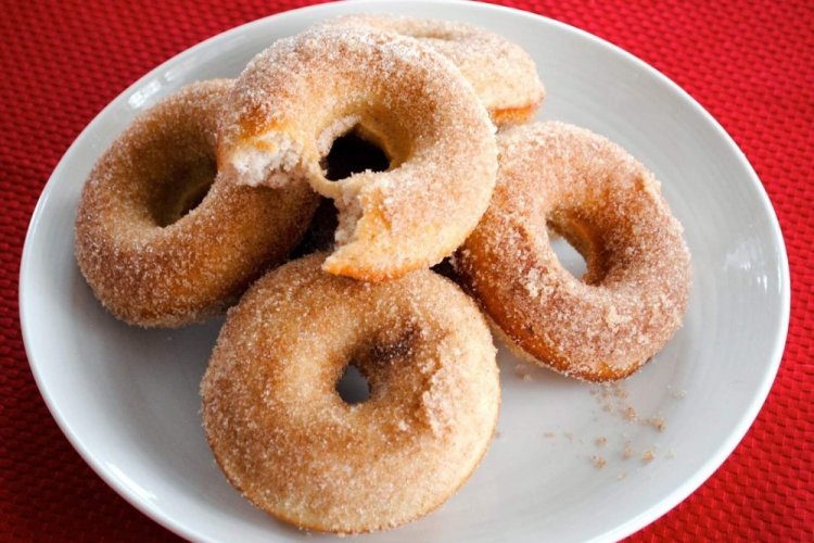 Sour Cream Donuts in a Waffle Maker