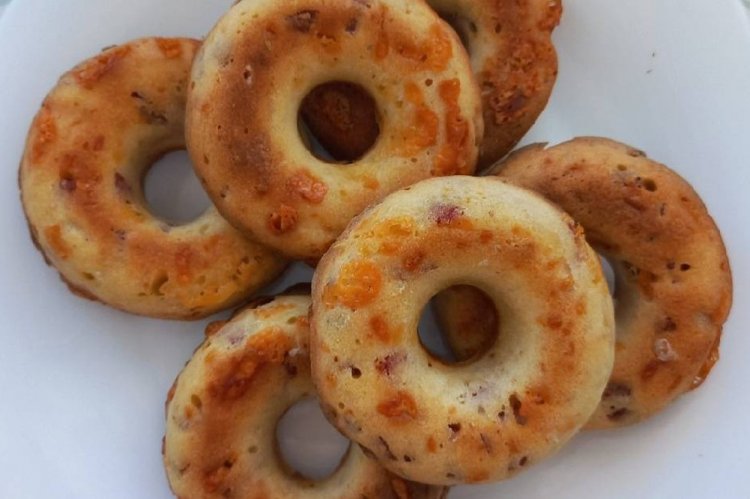 Cheese Donuts in a Waffle Maker
