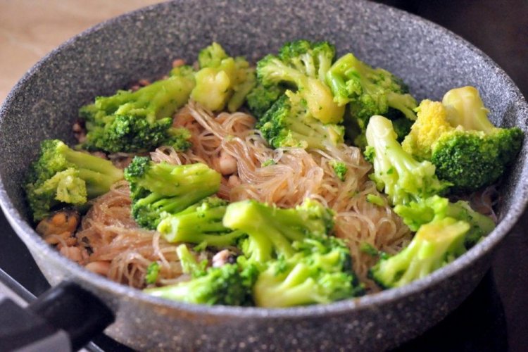 Funchoza and Broccoli Salad