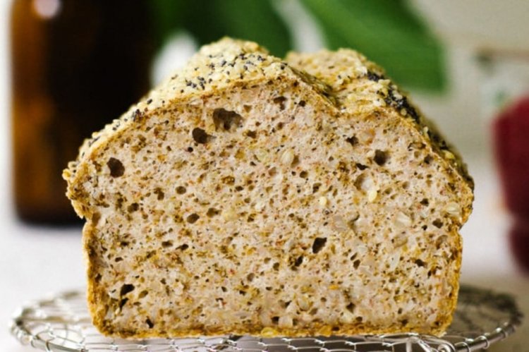 Green Buckwheat Bread with Kefir