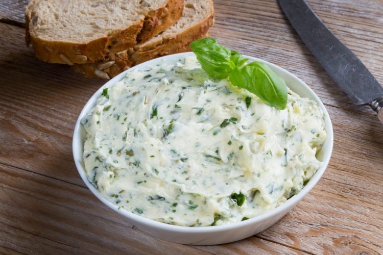 Simple Garlic Scape Butter