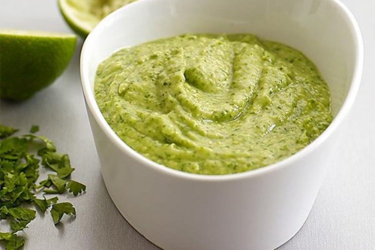 Garlic Scape and Avocado Butter