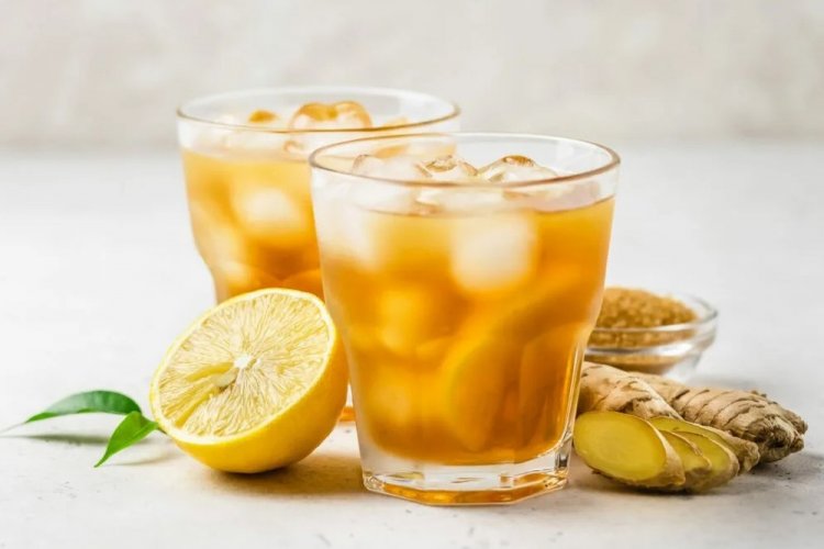 Té frío de jengibre