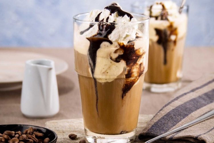 Iced Americano con helado