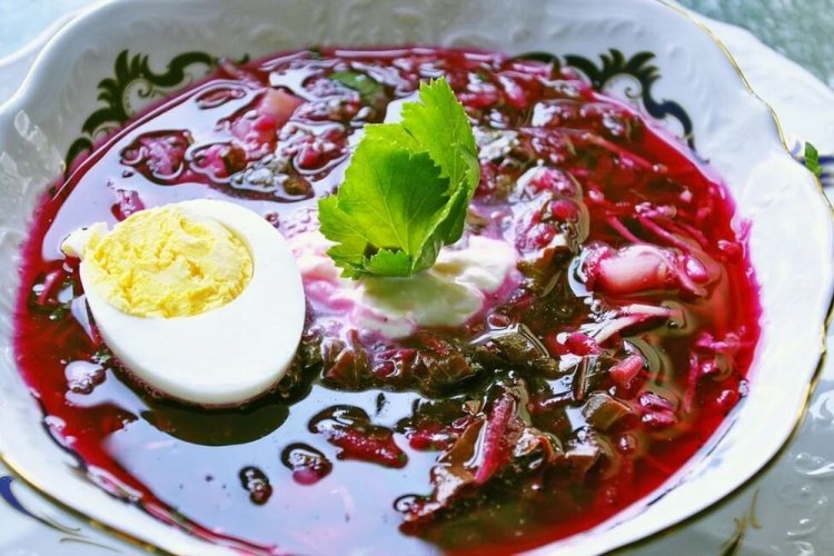 Kholodnik with Beet Greens