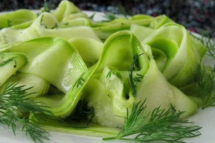 Lightly Salted Zucchini Slices