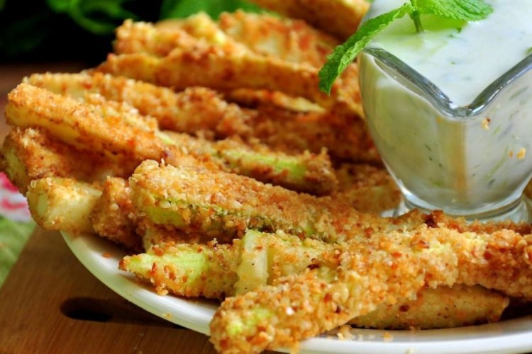 Crispy Baked Zucchini Sticks