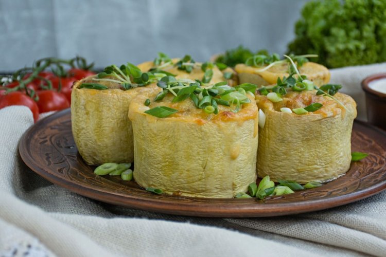 Stuffed Zucchini in an Air Fryer