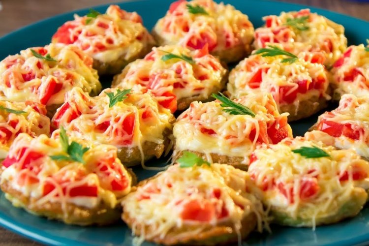 Calabacines con nata y queso al horno