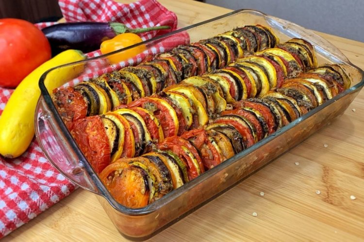 Ratatouille de berenjenas y calabacines