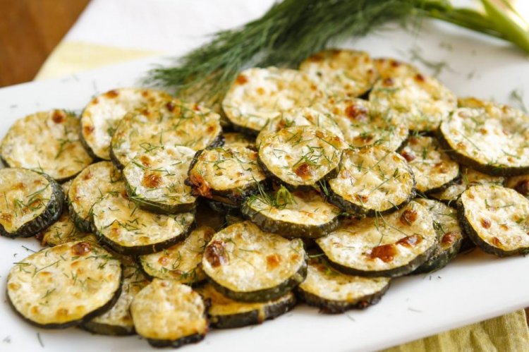 Zucchini with Parmesan in an Air Fryer