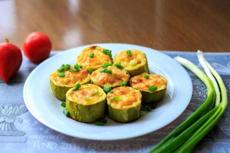 Stuffed Zucchini in an Air Fryer