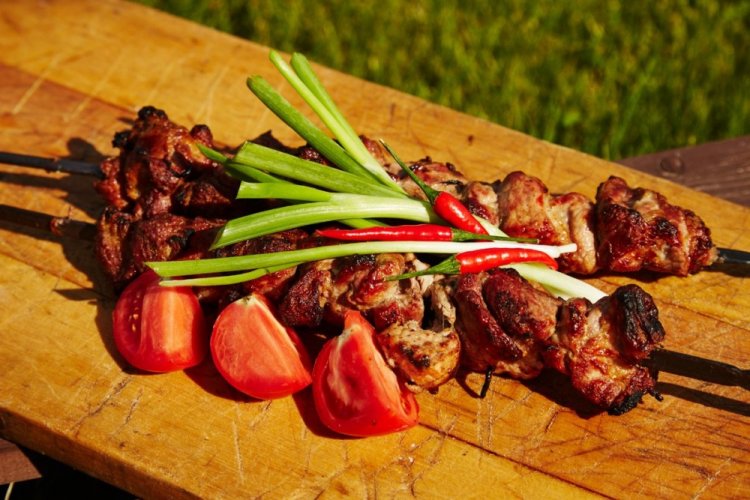 Pork Shashlik in a Tandoor