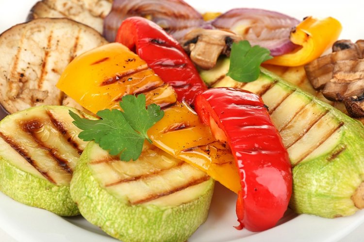 Grilled Vegetables in a Tandoor
