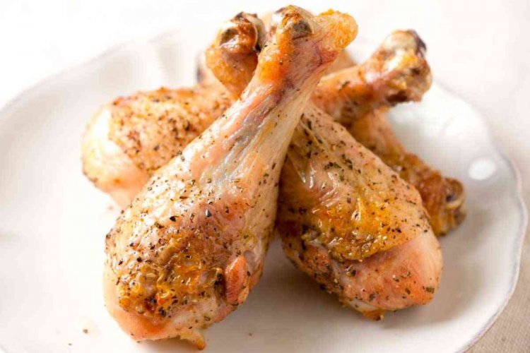 Muslos de pollo con yogur en freidora de aire