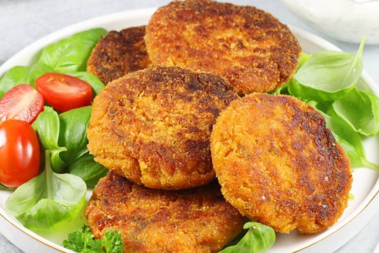 Lentil Cutlets in an Air Fryer