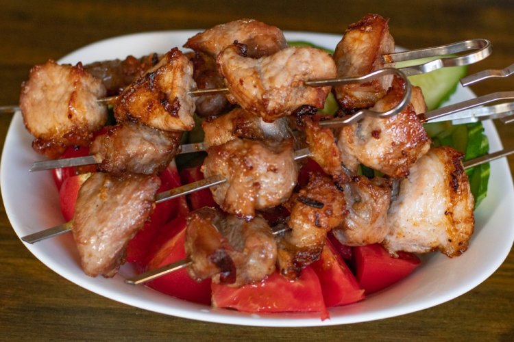 Air Fryer Pork Skewers (Shashlik)