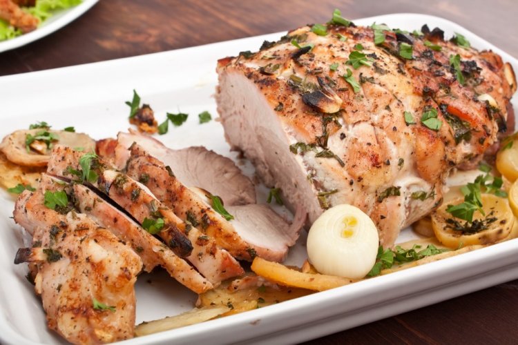 Air Fryer Pork in Lemon Marinade
