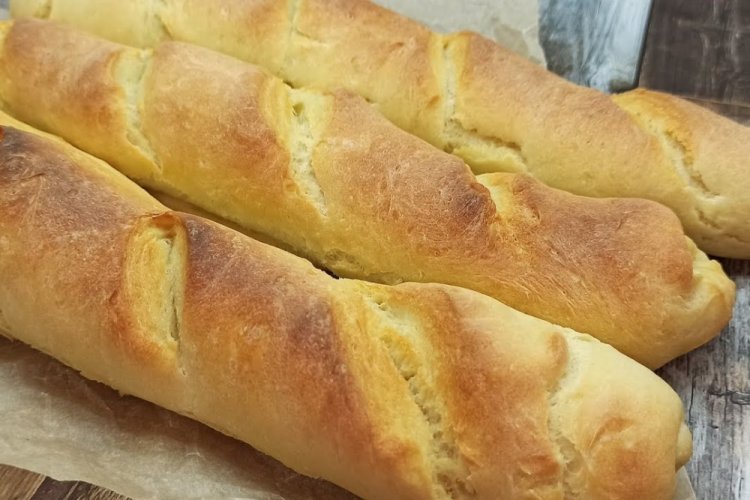 Homemade Baguette with Whey