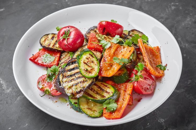 Grilled Vegetables in an Air Fryer