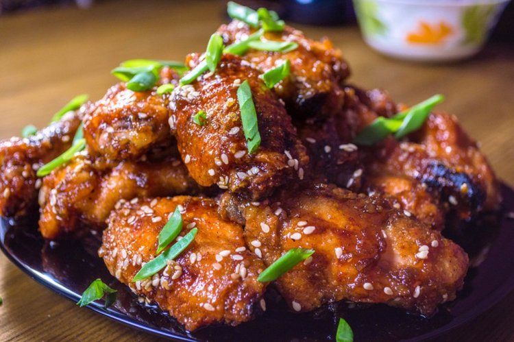 Air Fryer Glazed Chicken Wings