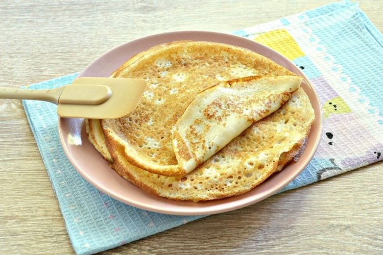 Pancakes on Milk without Eggs