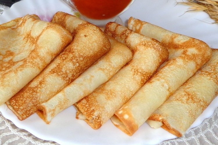 Pancakes without Eggs with Semolina