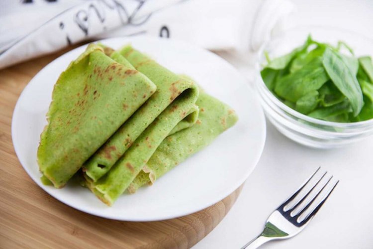 Green Pancakes without Eggs