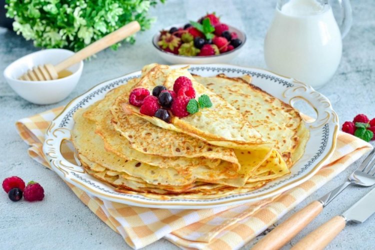 Choux Pastry Pancakes without Eggs