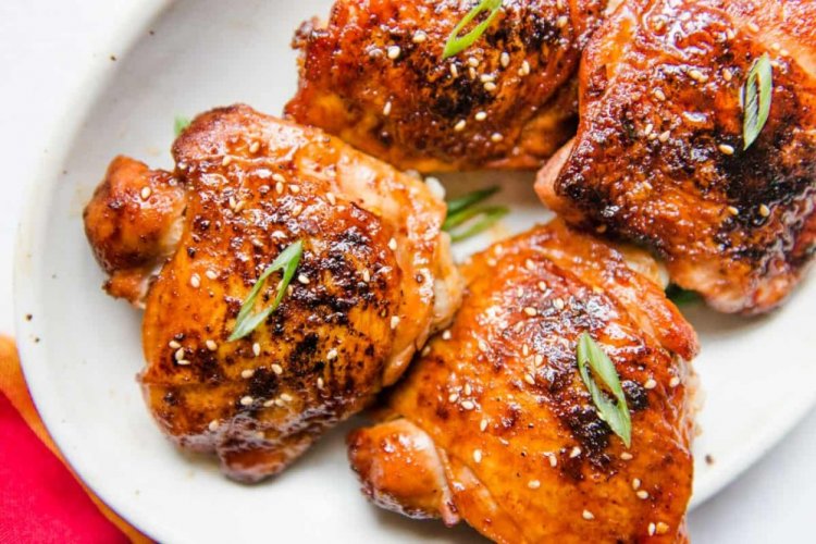 Spicy Chicken Thighs in an Air Fryer
