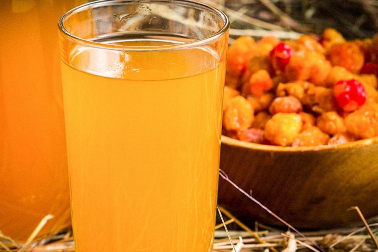 Cloudberry Juice for Winter