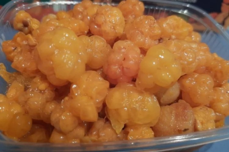 Soaked Cloudberries