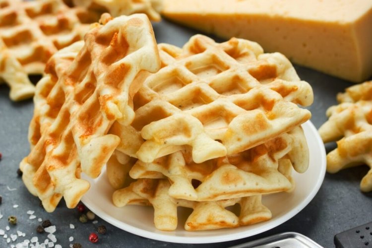 Sour Cream Cheese Waffles