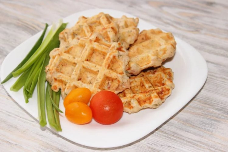 Vegetable Oil Cheese Waffles