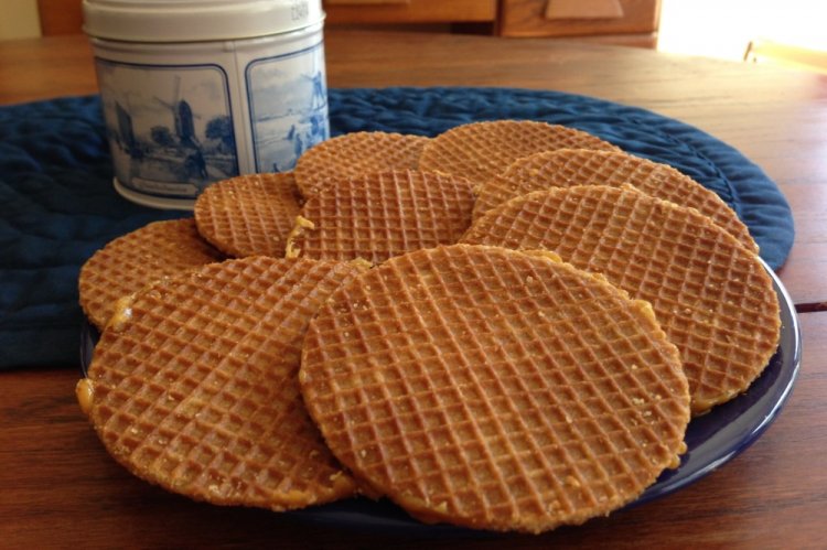 Dutch Waffles with Salted Caramel