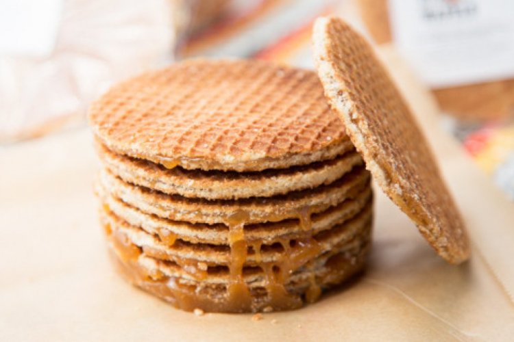 Dutch Waffles with Honey and Brown Sugar