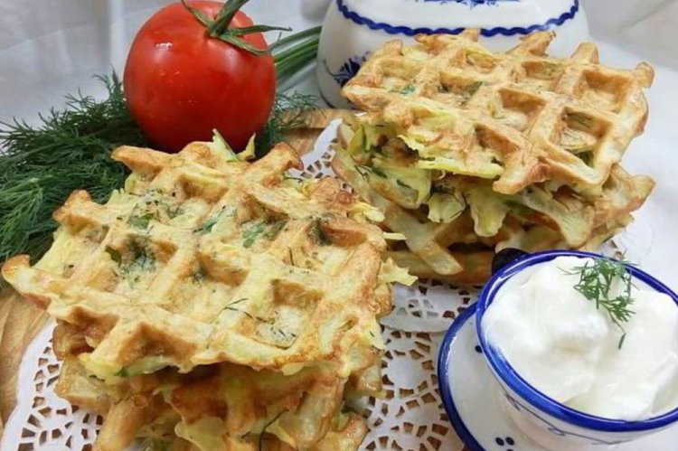 Potato Waffles with Rice Flour