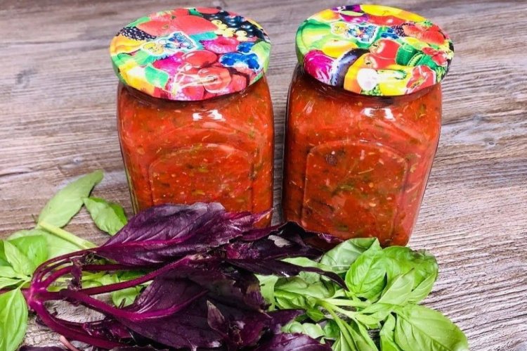 Salsa Sugo con albahaca para el invierno