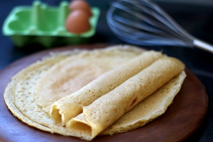 Whey and Rice Flour Pancakes