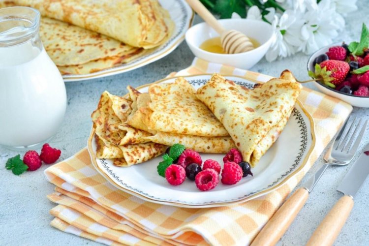 Whey Pancakes with Butter