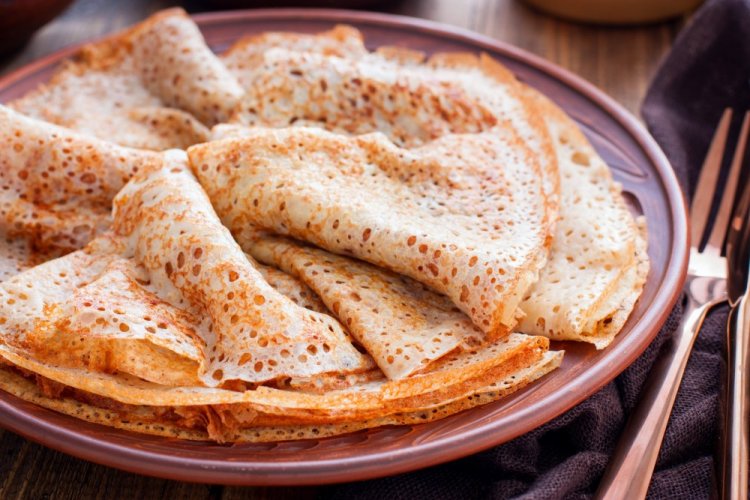 Whey and Boiling Water Pancakes