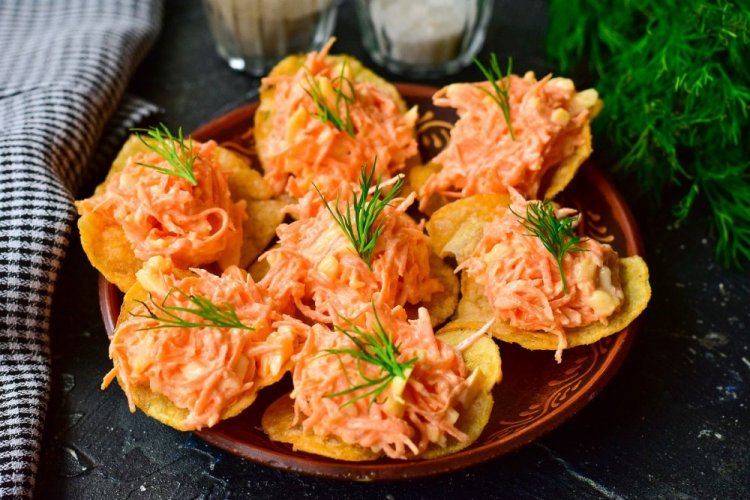 Chips with Korean Carrots
