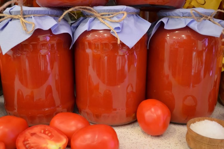 Tomato Juice without Vinegar for Winter